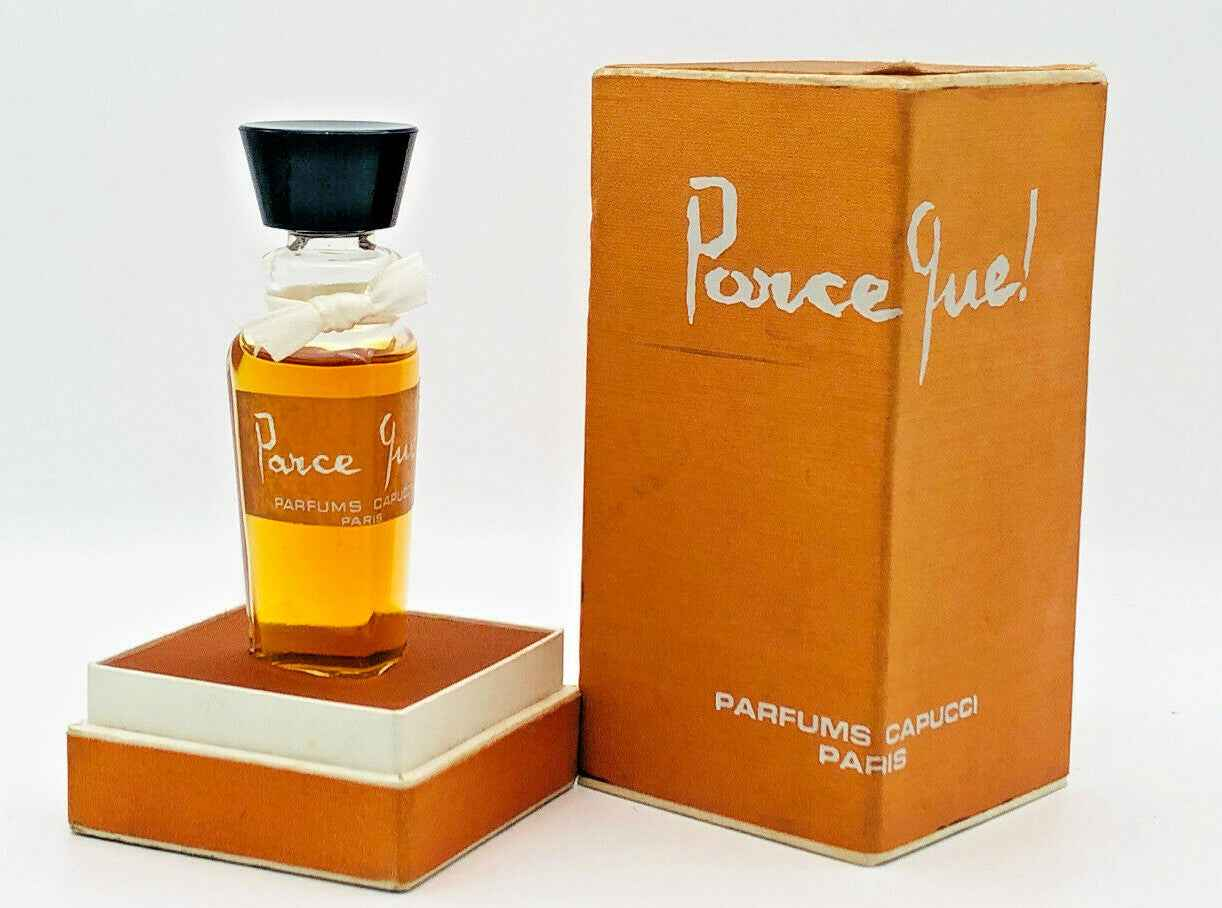 Profumo Parce Que Roberto Capucci in flacone elegante con scatola arancione per collezionisti