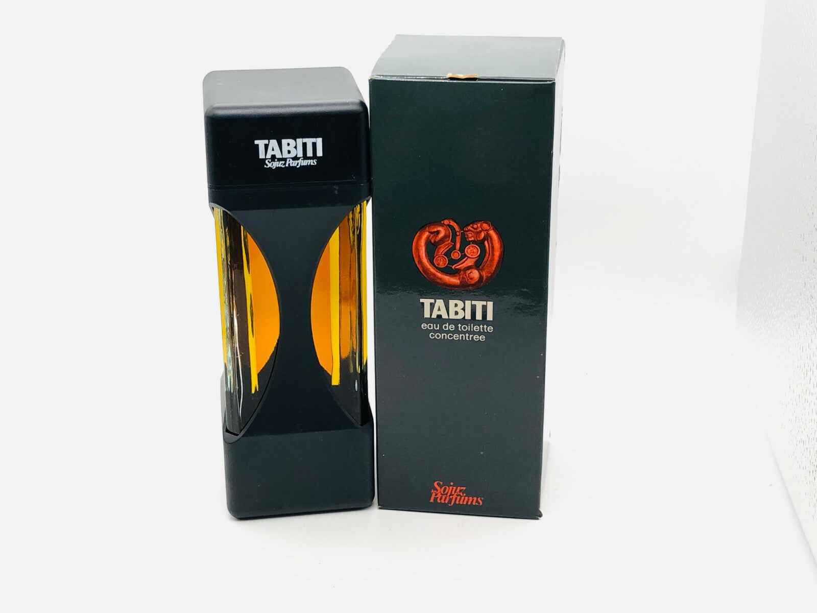 Flacone di profumo Tabiti Sojuz con confezione elegante, fragranza raffinata e design moderno