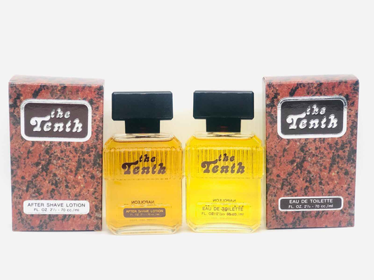 Set di profumo The Tenth Napoleon Vintage con lozione dopobarba e eau de toilette in flaconi eleganti