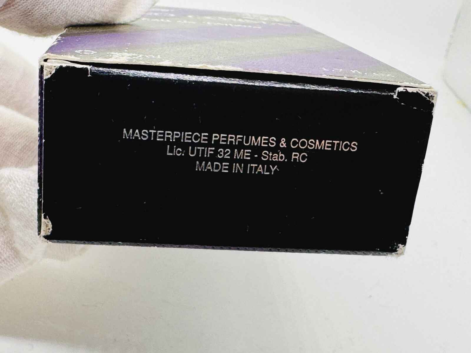 Scatola del profumo Tino Cosma Vintage realizzata in Italia con design elegante