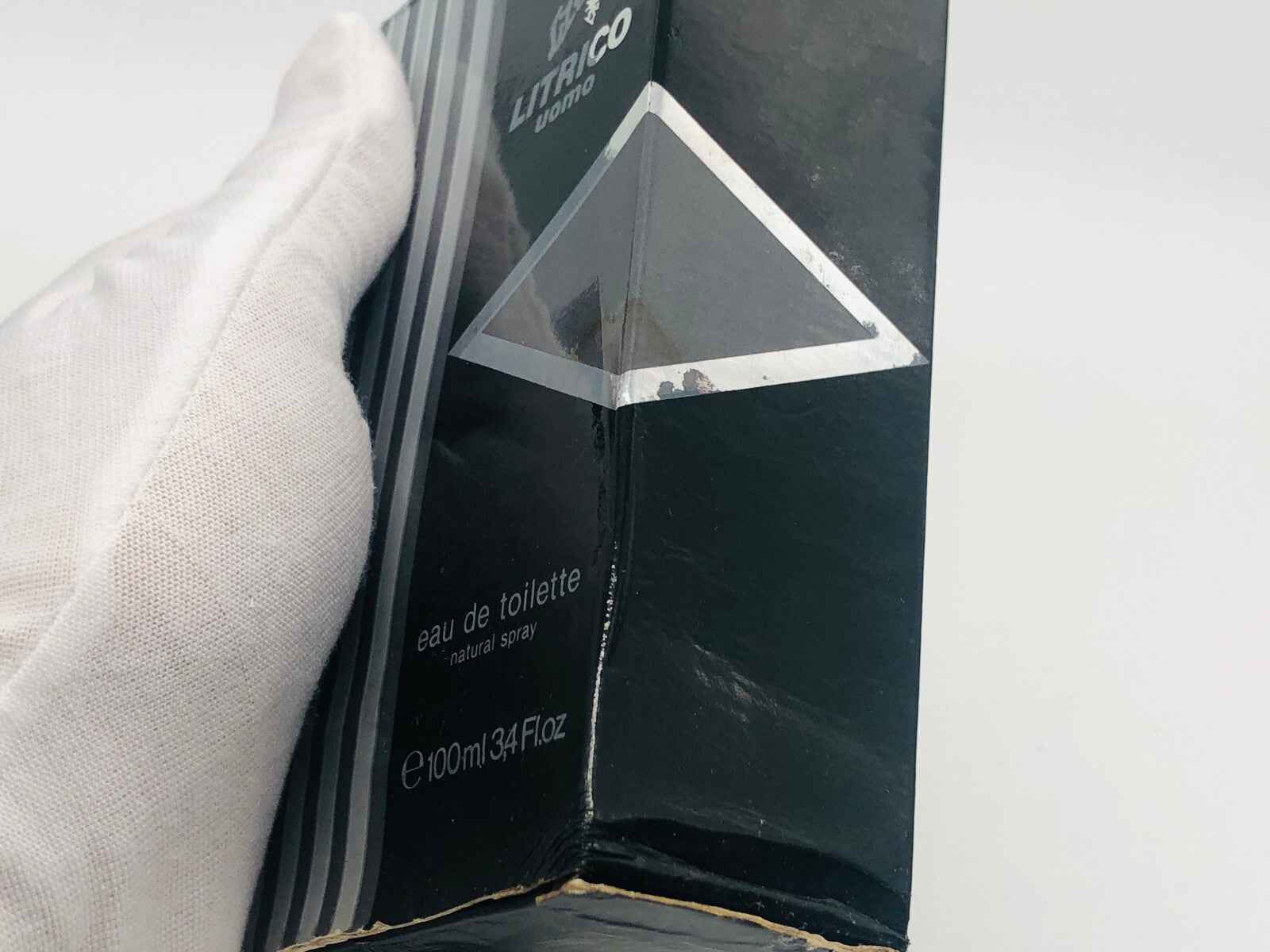 Scatola del Profumo Vintage Angelo Litrico eau de toilette 100ml con design elegante
