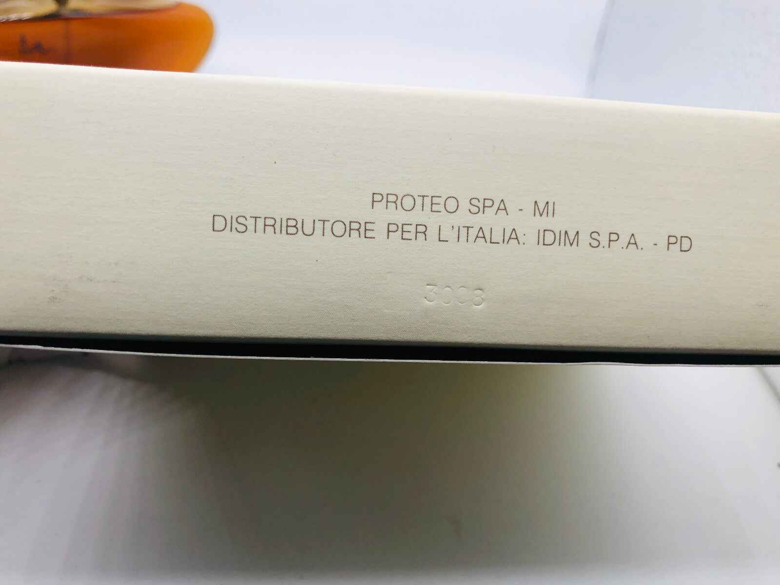 Scatola di profumo Vintage Claudio La Viola con etichetta del distributore italiano