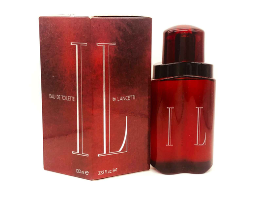 Profumo Vintage Il Lancetti in bottiglia rossa da 100ml con scatola elegante