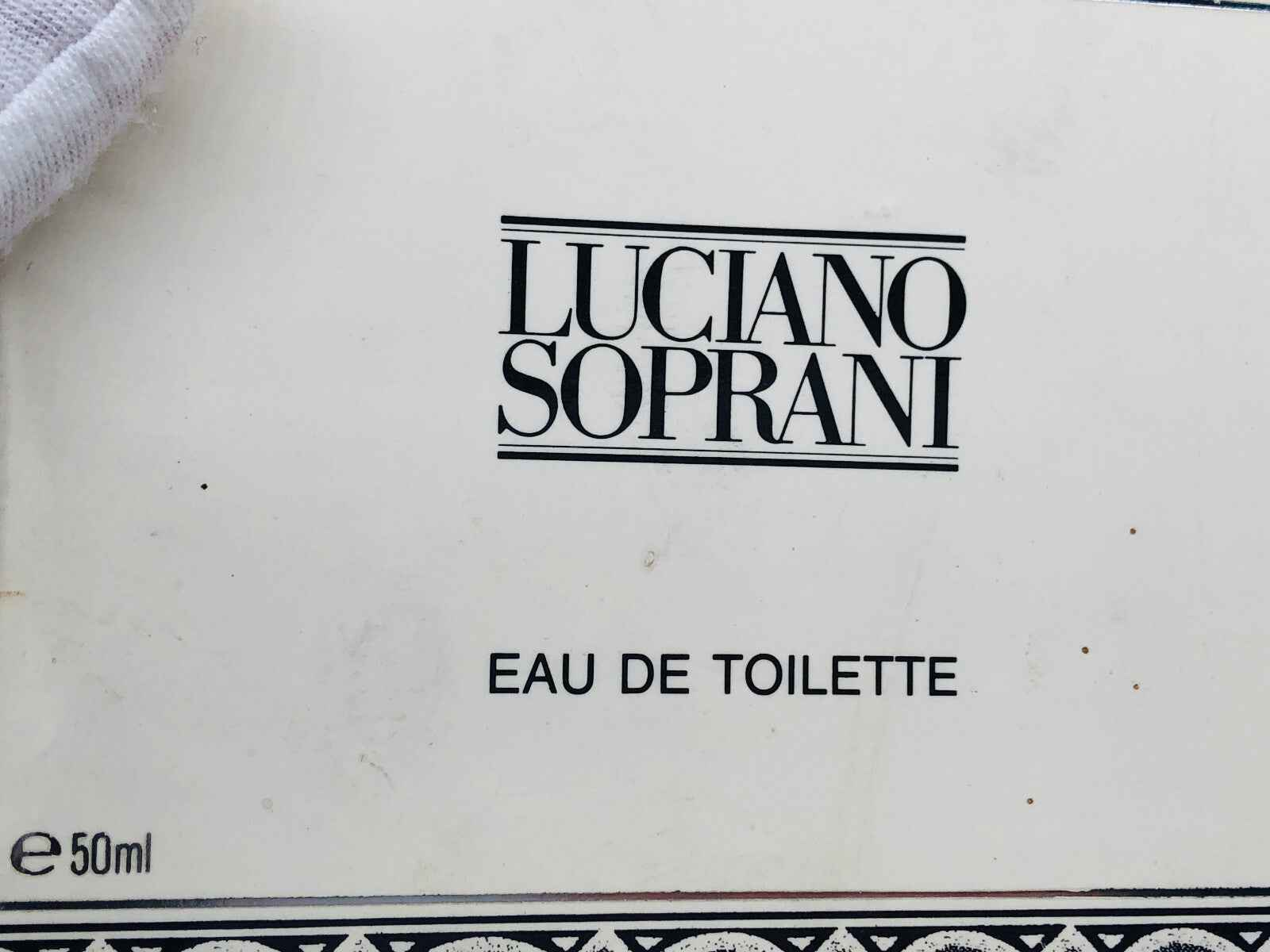 Confezione del Profumo Vintage Luciano Soprani Eau de Toilette da 50ml con design elegante
