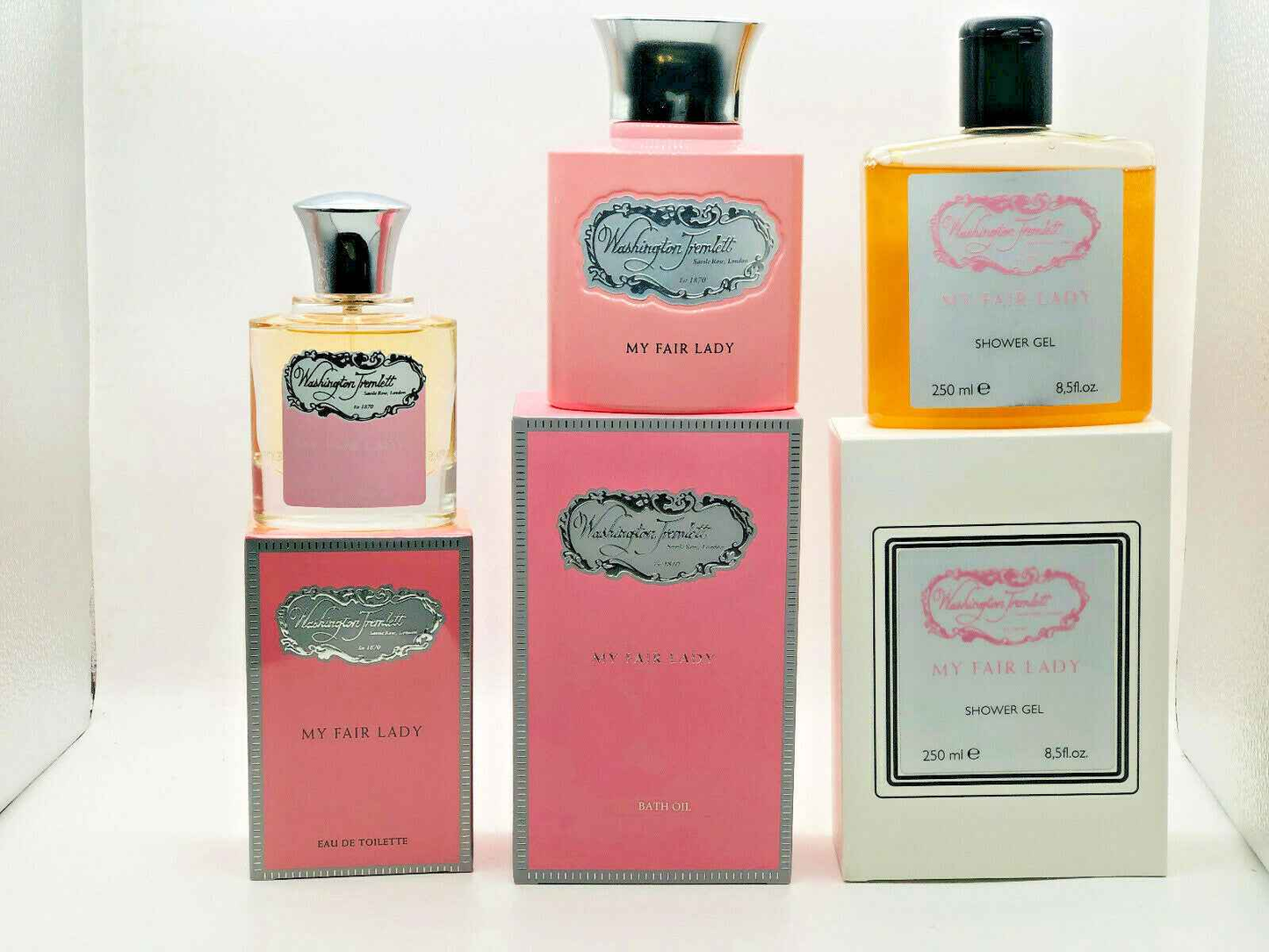Set di profumi Washington Tremlett con fragranza My Fair Lady e gel doccia coordinato
