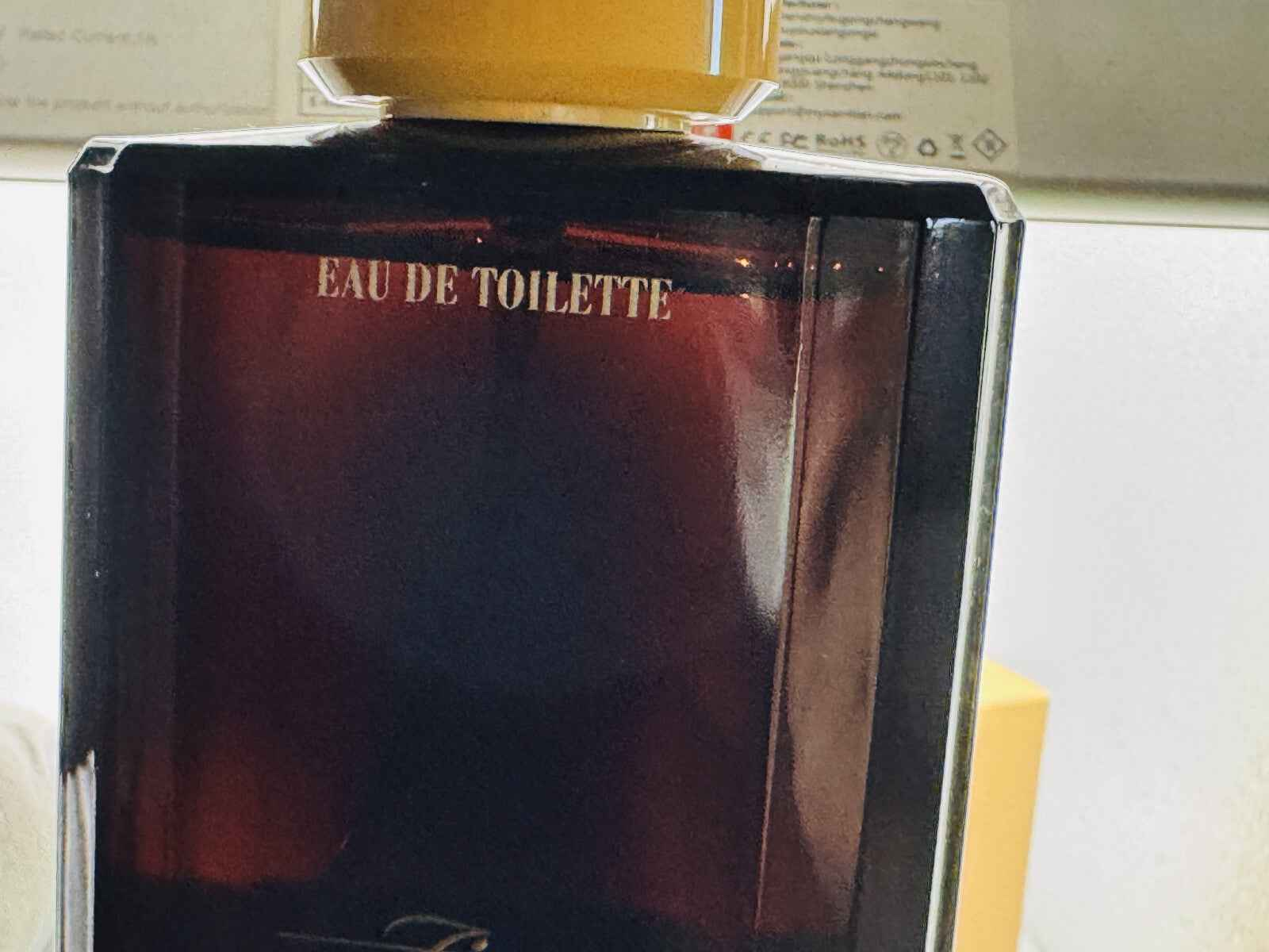 Flacone di profumo Zino Davidoff Vintage in elegante design di vetro scuro, Eau de Toilette