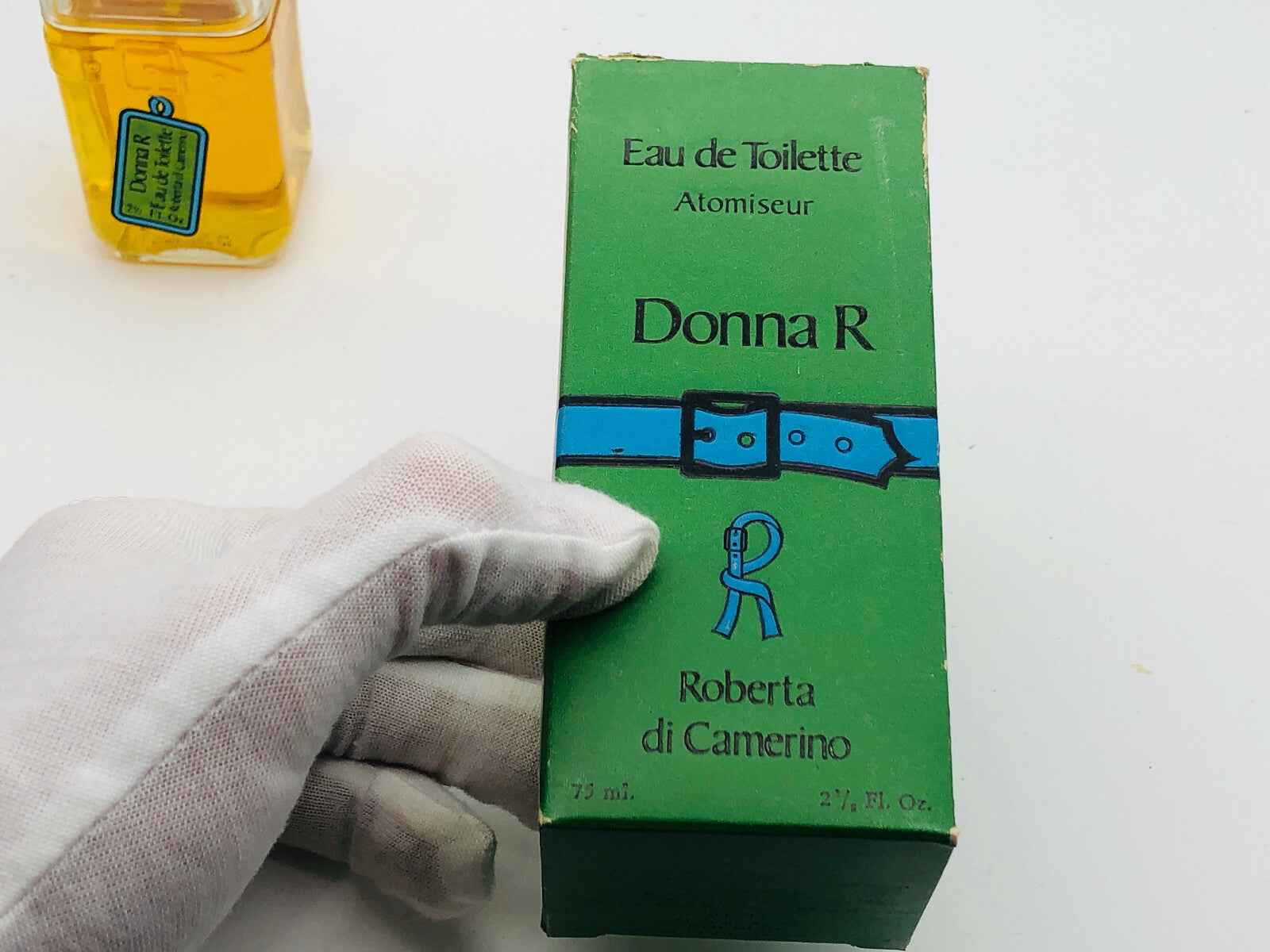 Scatola di Eau de Toilette Donna R di Roberta di Camerino Vintage Donna con design colorato