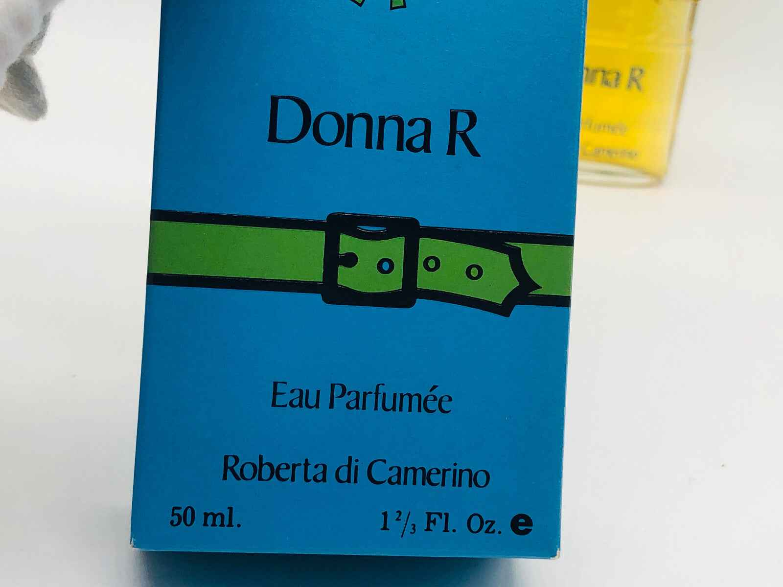 Confezione di profumo Donna R Roberta di Camerino Vintage da 50 ml con design colorato