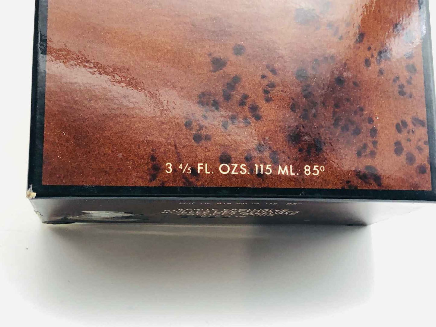 Scatola del profumo Roberto Capucci Pour Homme Vintage con dettagli sulla capacità e gradi