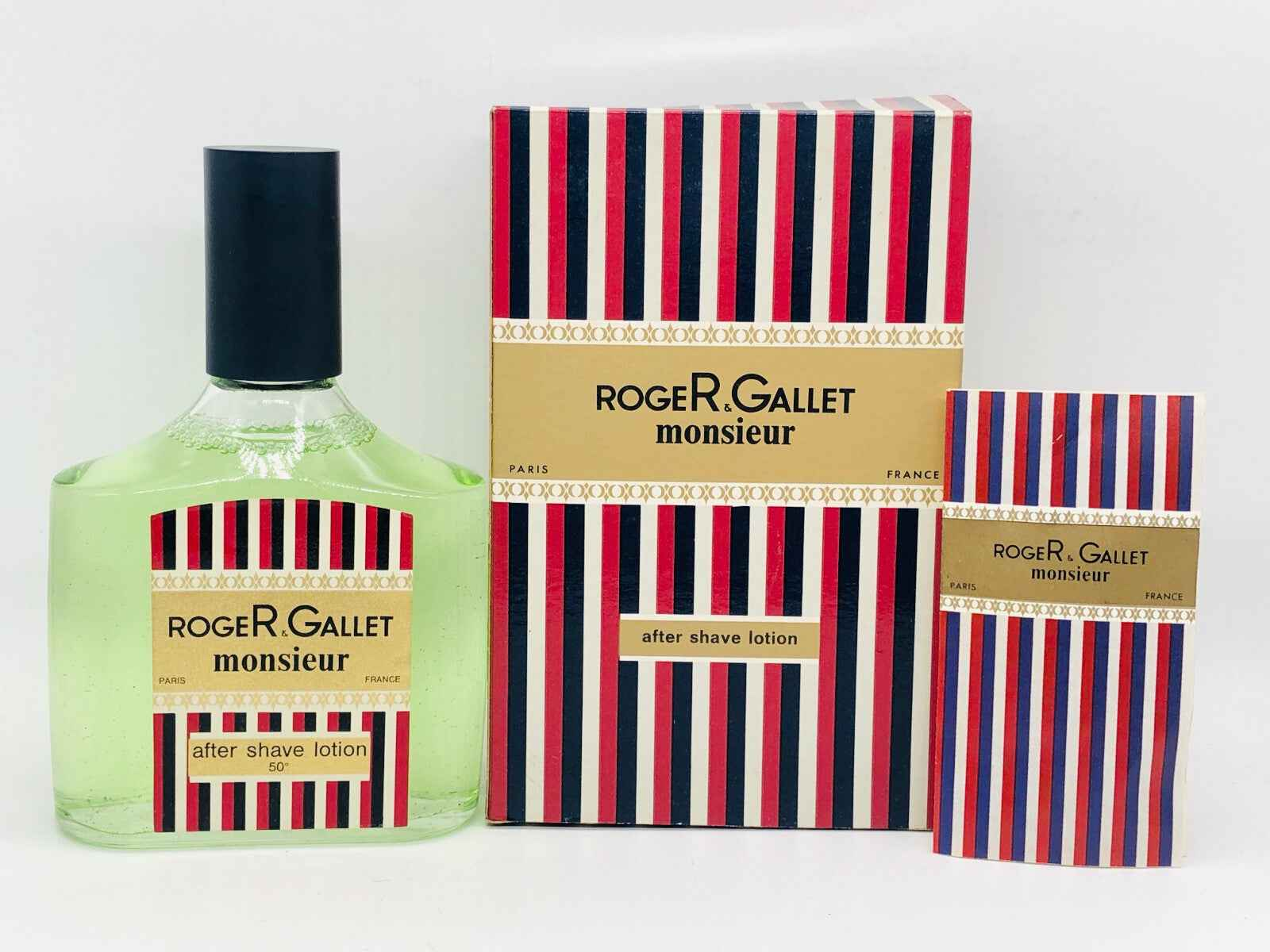 Lozione dopobarba Roger & Gallet Monsieur con profumo fresco e packaging elegante in confezione distintiva