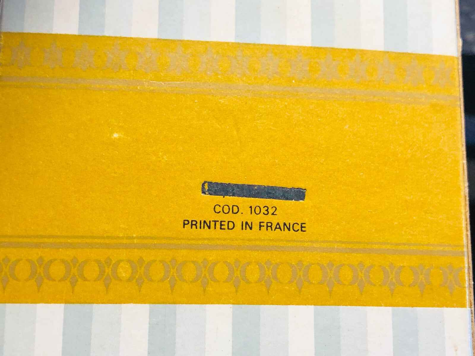 Scatola del Profumo Roger & Gallet Vintage con dettagli stampati in Francia