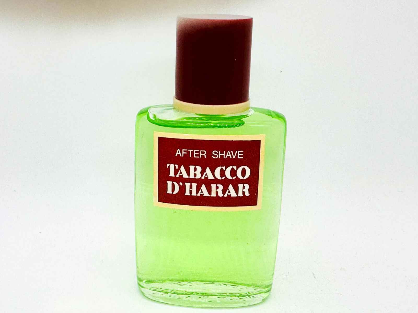 Dopo barba Tabacco D'Harar Giviemme in flacone trasparente con etichetta rossa