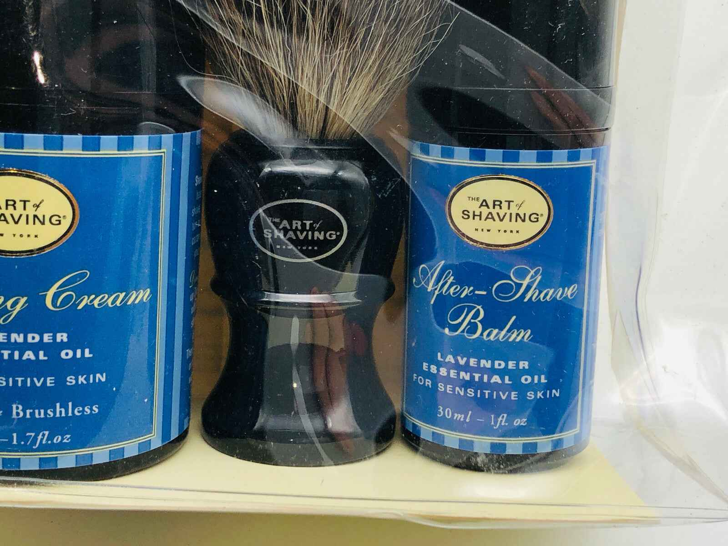 Set da barba The 4 Elements Art Of Shaving con crema da barba e dopobarba per pelle sensibile