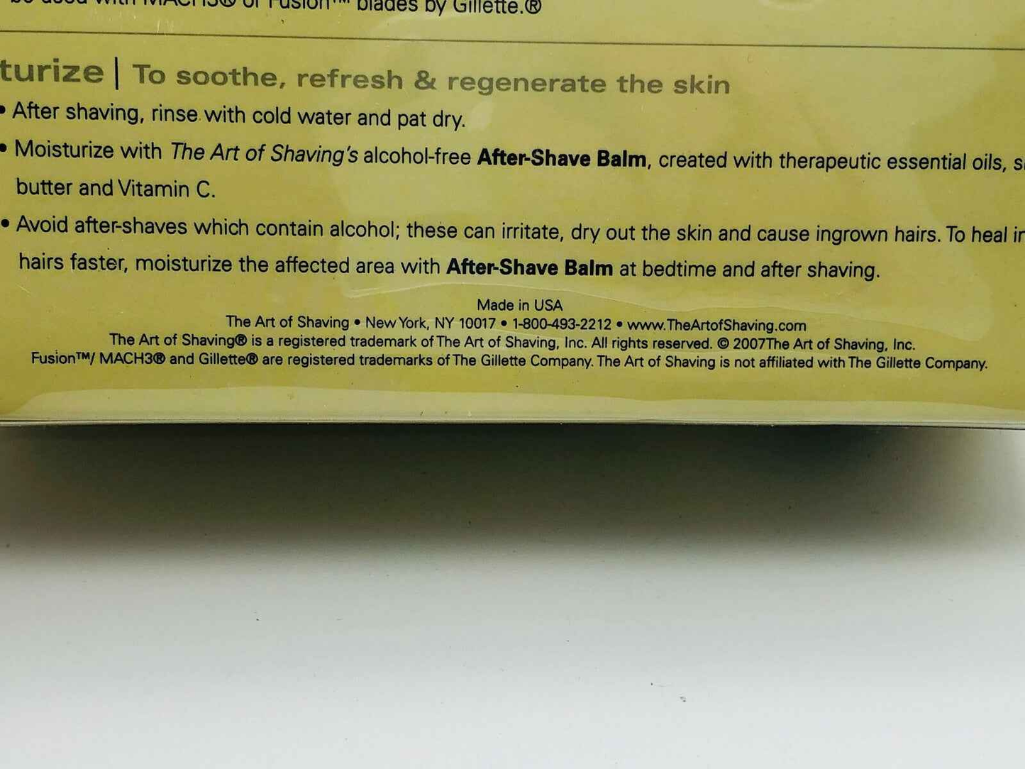 The 4 Elements Art Of Shaving After-Shave Balm for comfort and skin regeneration after shaving