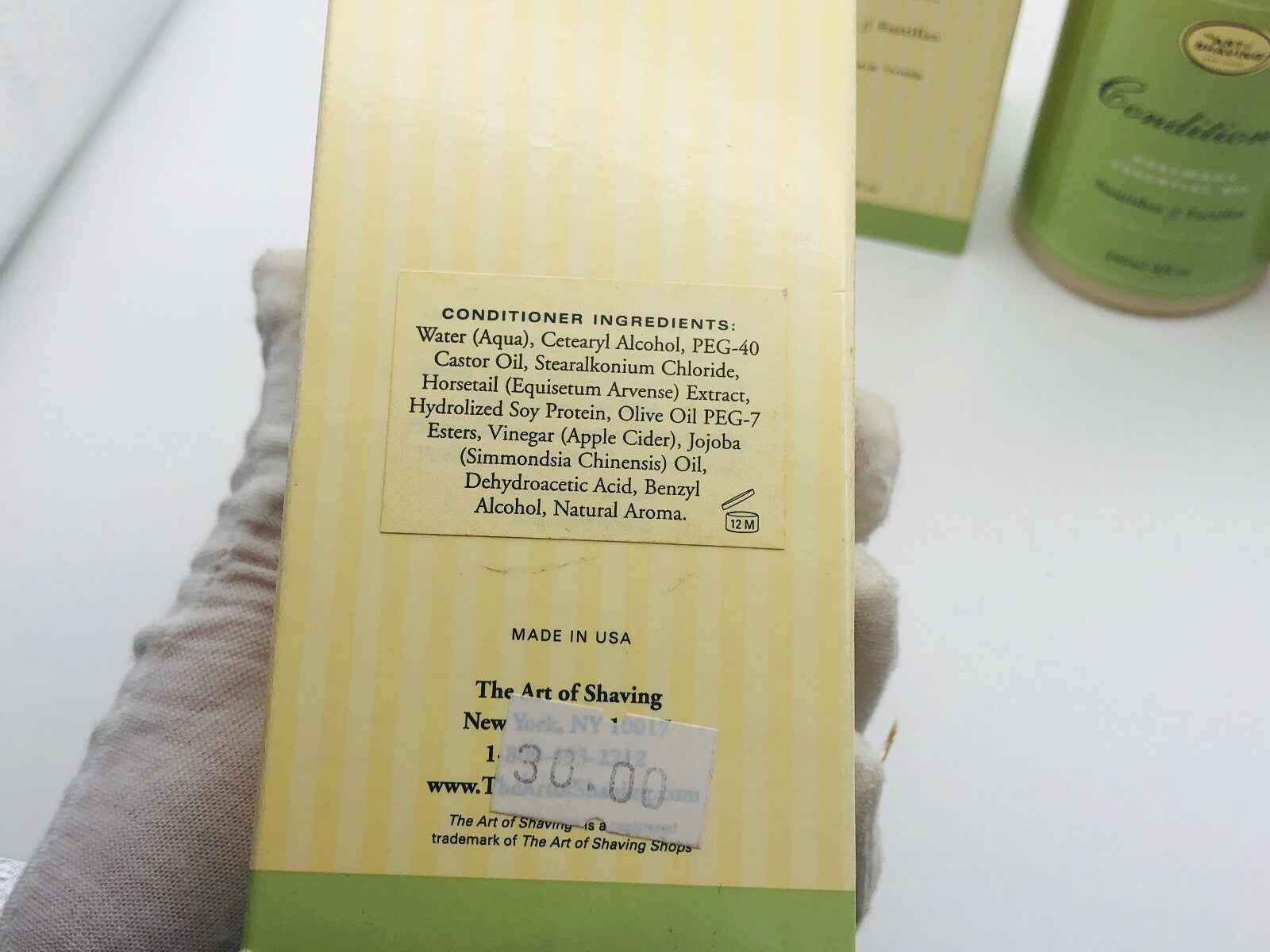 Balsamo Capelli The Art Of Shaving con ingredienti naturali per capelli sani e idratati