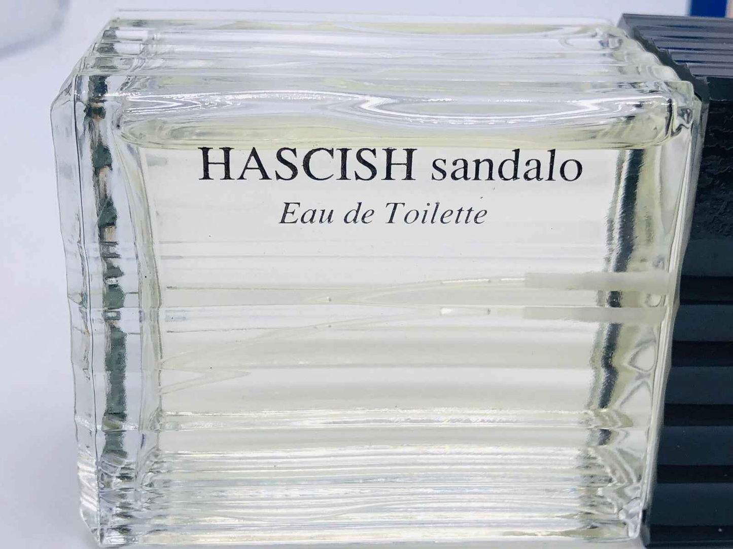 Profumo Veejaga Hascish Sandalo in elegante flacone trasparente, Eau de Toilette per uso quotidiano