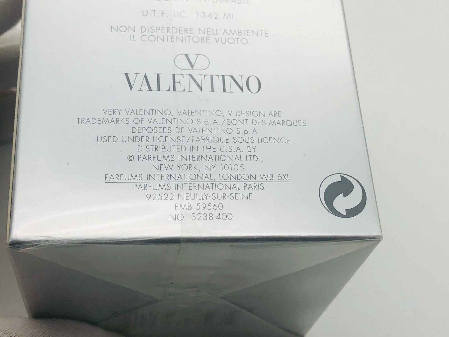 Confezione del profumo Very Valentino Pour Homme da Valentino, 134 ml, con informazioni sul prodotto
