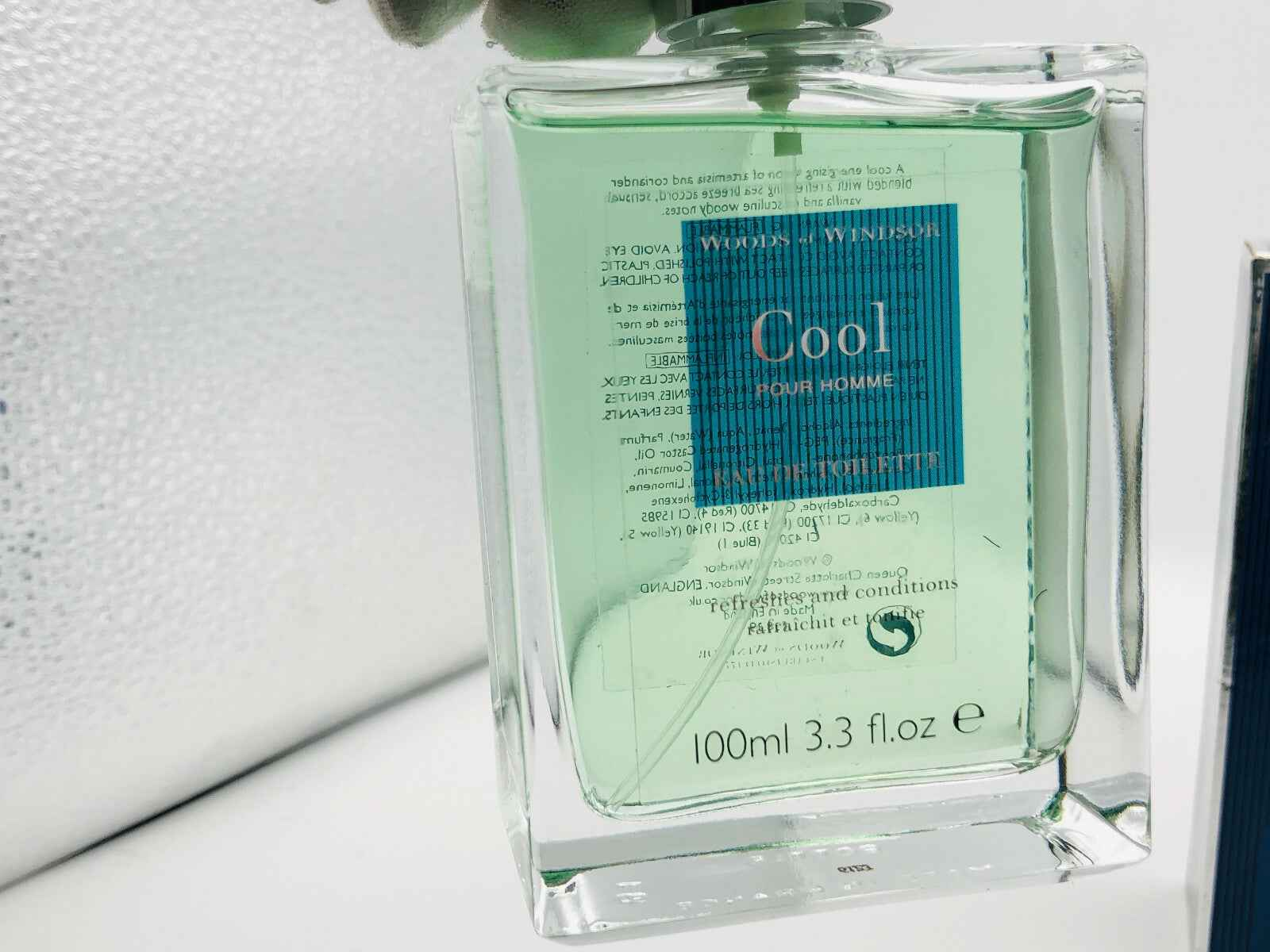 Bottiglia di profumo Woods Of Windsor Cool da 100 ml con fragranza fresca uomo
