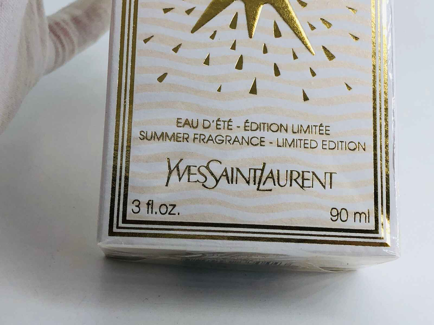 Ysl Cinema Festival D'Ete Eau D'Ete Limited Edition Fragrance 90 ml with Gold Packaging