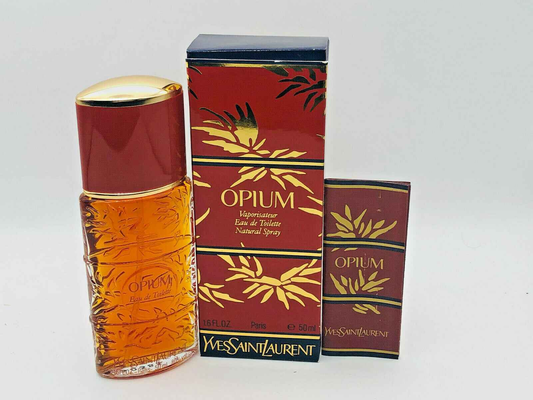 Profumo Ysl Opium Vintage in flacone elegante con confezione originale, 50 ml di Eau de Toilette
