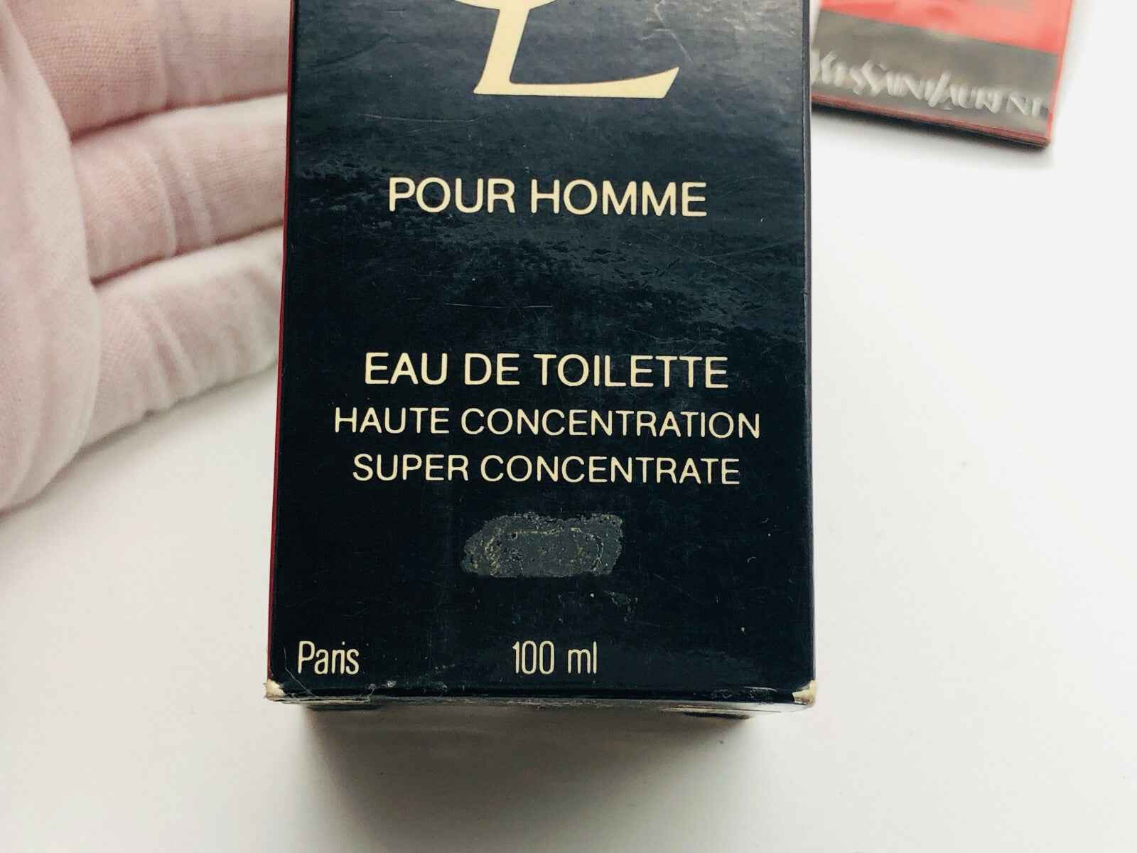 Scatola di Ysl Pour Homme Vintage Eau de Toilette da 100 ml con alta concentrazione