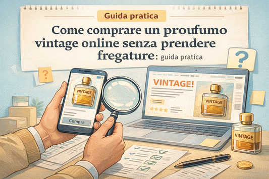 🔍 Come comprare un profumo vintage online senza prendere fregature