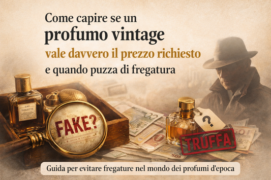 Come capire se un profumo vintage vale davvero il prezzo richiesto e quando puzza di fregatura