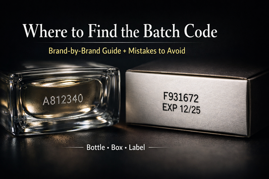 Dove trovare il batch code sul profumo (per marca): guida pratica + errori da evitare