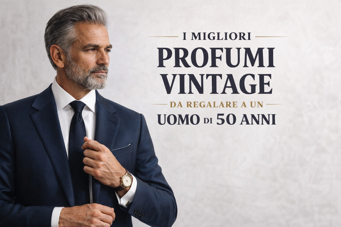 I migliori profumi vintage da regalare a un uomo di 50 anni