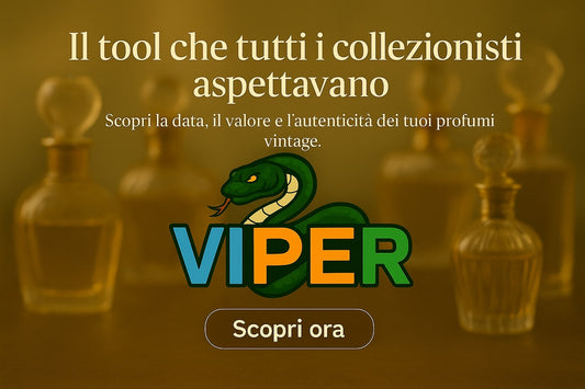 🔍 VIPER - Vintage Perfume Recognizer Scopri Data, Autenticità e Valore dei tuoi profumi – Il Decoder Professionale per Profumi Vintage