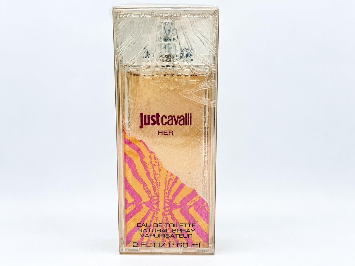 ROBERTO CAVALLI HER Profumo Vintage 60 ml EDT Spray Sealed eau de Toilette Donna Femme Discontinued