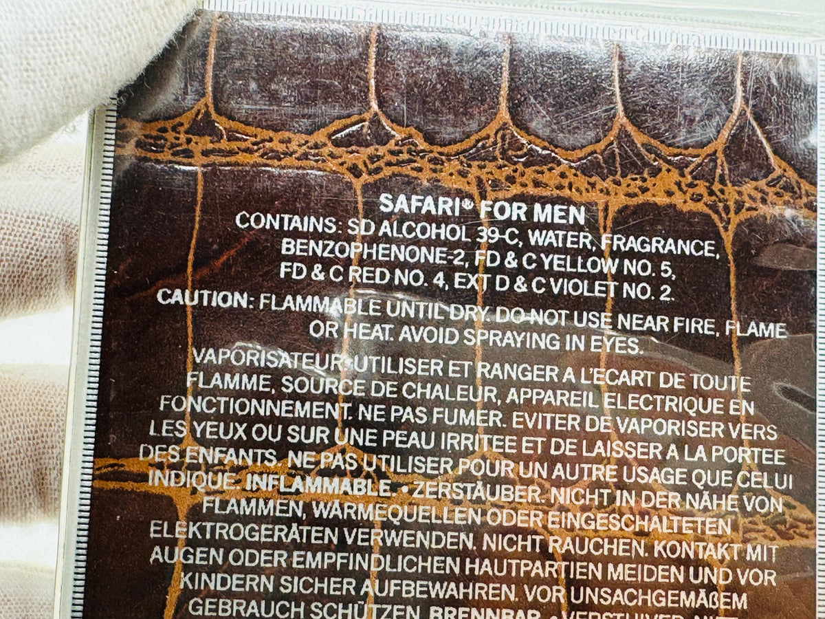RALPH LAUREN SAFARI For Men Profumo Vintage 75 ml EDT Spray Sigillato COSMAIR