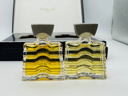 Coffret cadeau Guerlain Derby Vintage : Eau de Toilette 7,5 ml et miniature d'après-rasage