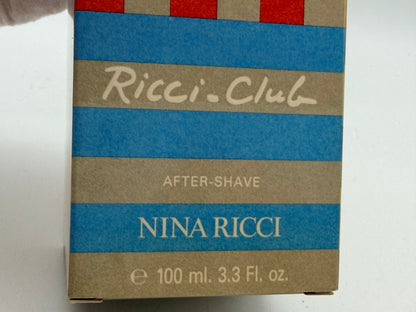 Nina Ricci Club Dopobarba Uomo Vintage 100 Ml Splash After Shave Uomo Raro