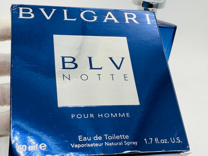 Profumo Bulgari Blu Notte 50 Ml Vintage 2004 Edt Spray Bvlgari Blv Uomo Homme P21427BE1