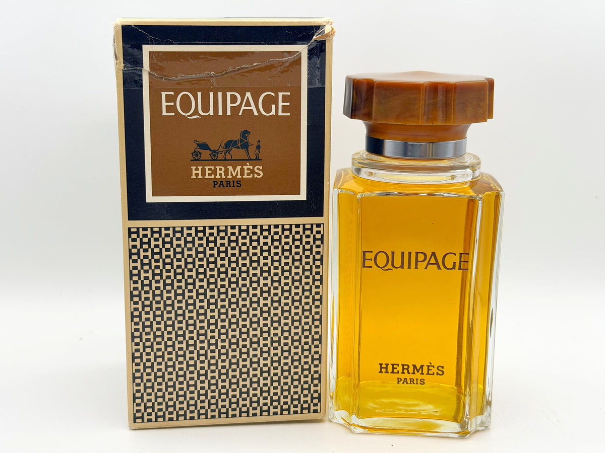 HERMES EQUIPAGE profumo vintage 240 Ml edt splash eau de toilette Pour Homme Damaged Box raro