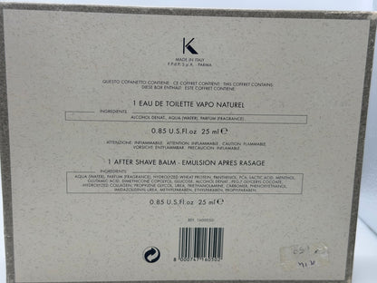 KRIZIA UOMO PROFUMO VINTAGE EDT 25 ml SPRAY + After Shave Confezione Regalo Raro Coffret Pour Homme
