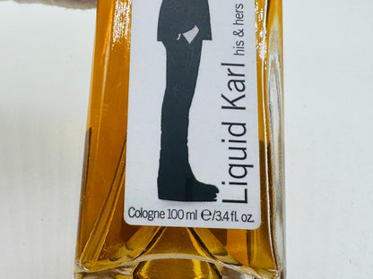 2004 Profumo Vintage Liquid By Karl Lagerfeld 100 Ml Edc Spray Sigillato Cologne Lui & Lei H&M