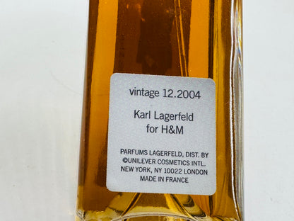 2004 Profumo Vintage Liquid By Karl Lagerfeld 100 Ml Edc Spray Sigillato Cologne Lui & Lei H&M