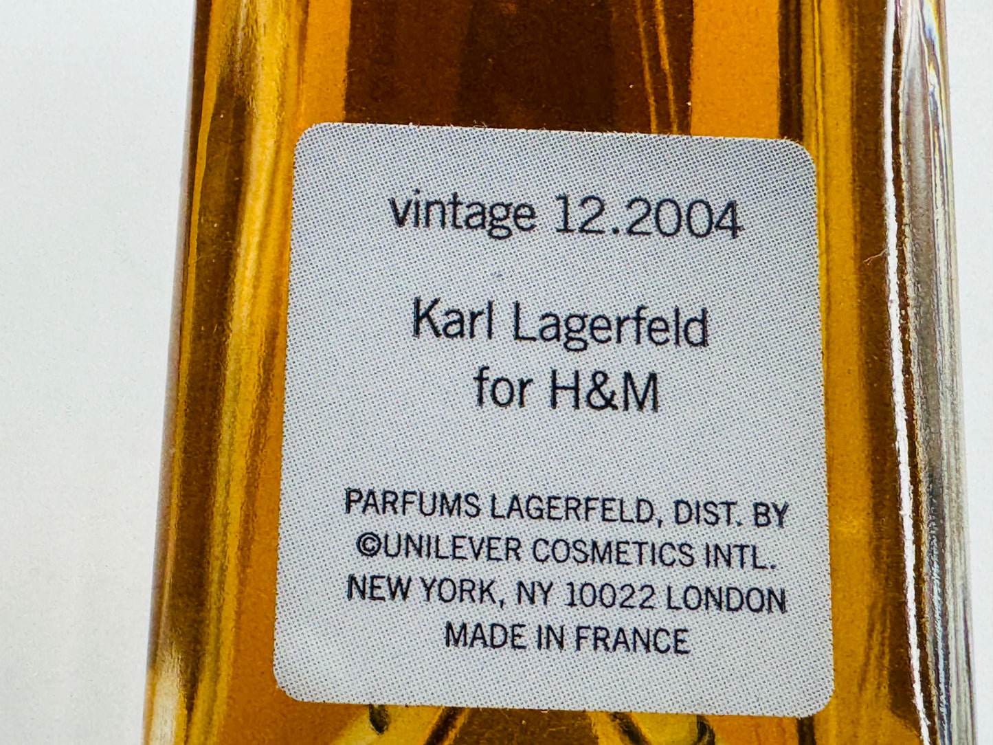 2004 Profumo Vintage Liquid By Karl Lagerfeld 100 Ml Edc Spray Sigillato Cologne Lui & Lei H&M