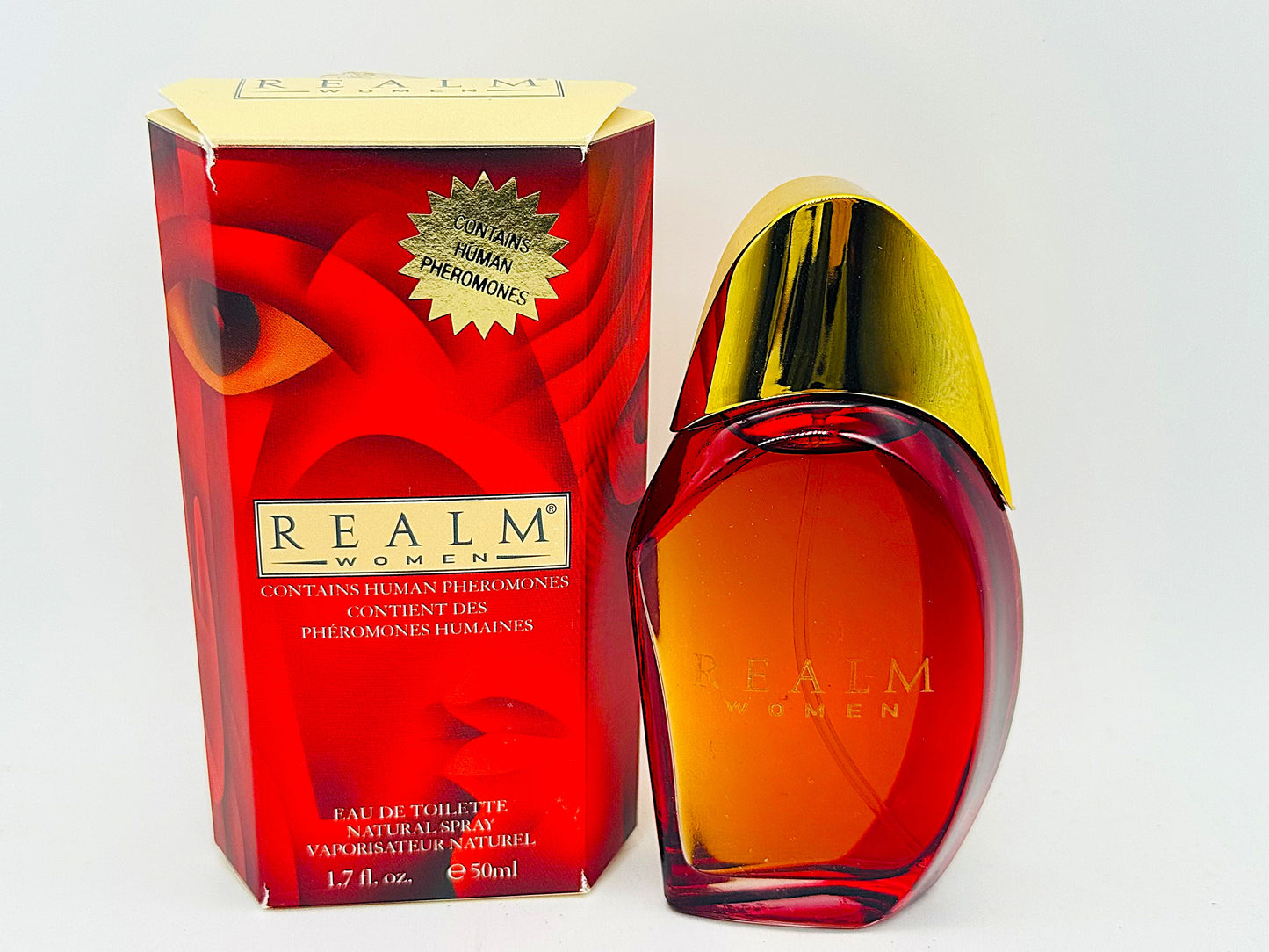 Profumo Vintage Realm Woman Profumo Edt 50 Ml Spray Donna Erox Feromoni Raro