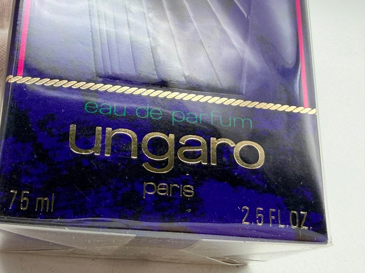 Profumo Vintage Ungaro Emanuel Ungaro 75 Ml Edp Splash Donna Anni 90 Pour Femme