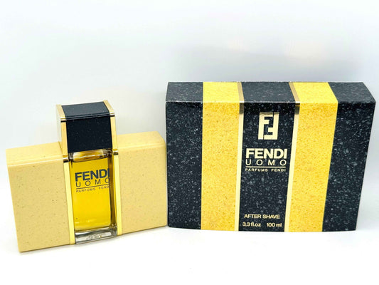 Aftershave / Dopobarba FENDI UOMO Vintage 100 ml splash raro Pour Homme