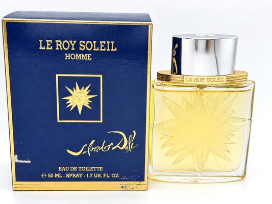 Le Roy Soleil SALVADOR DALI POUR HOMME 50 ml Profumo VINTAGE Spray EDT Uomo Raro