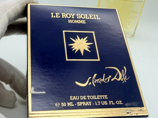 Le Roy Soleil SALVADOR DALI POUR HOMME 50 ml Profumo VINTAGE Spray EDT Uomo Raro