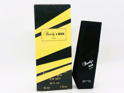 PROFUMO Vintage JEAN PHILIPPE BEVERLY'S MAN 30 ml EDT Spray Uomo Raro