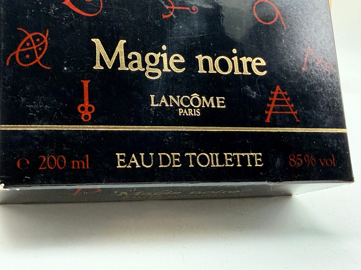 Profumo Lancôme Magie Noire Vintage 200 ml EDT Splash – Produzione 1981 Batch CA6G