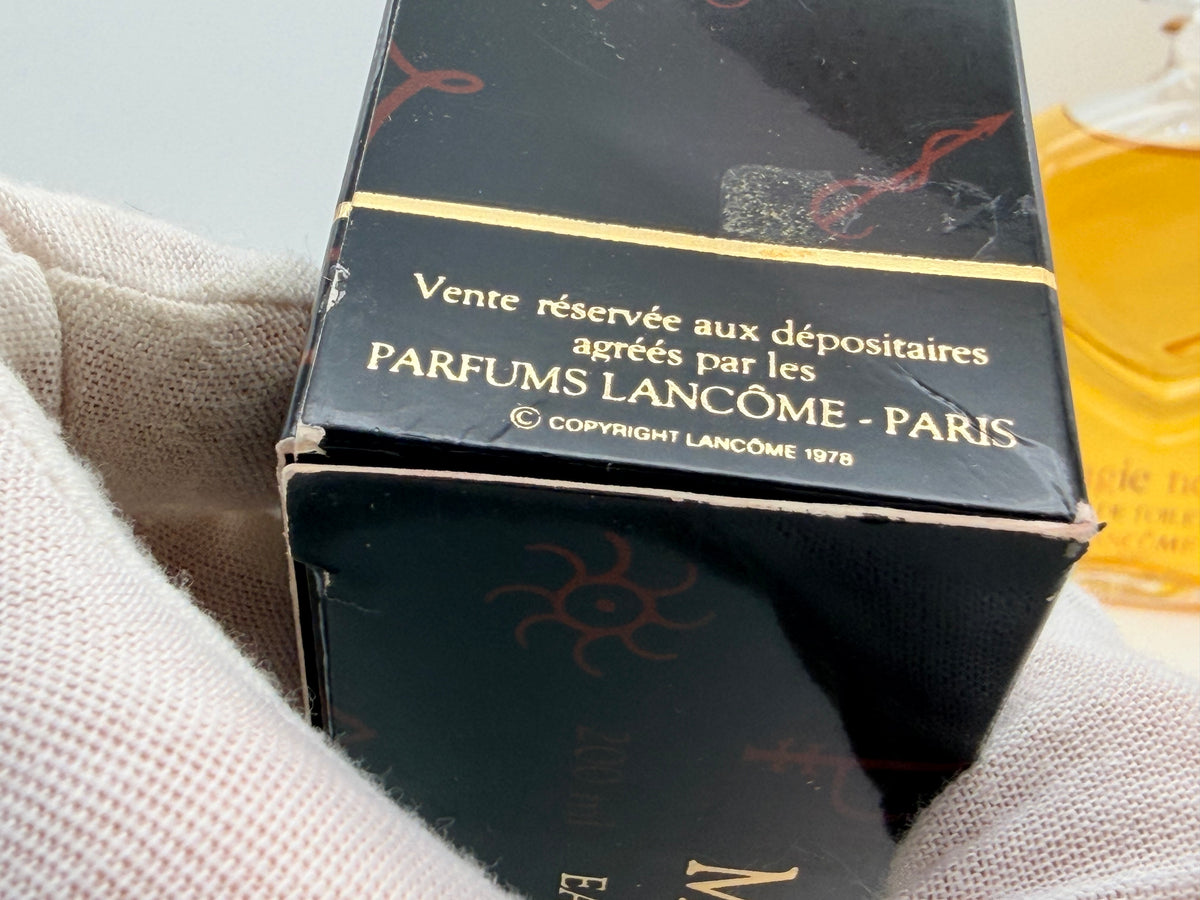 Profumo Lancôme Magie Noire Vintage 200 ml EDT Splash – Produzione 1981 Batch CA6G