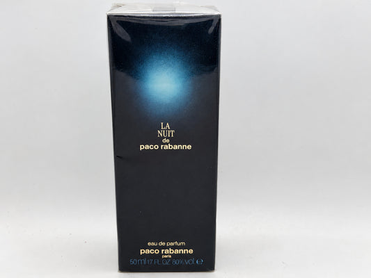 LA NUIT De PACO RABANNE Profumo Vintage 50 ml EDP Splash eau de parfum Sealed