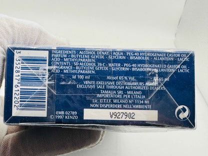 Sigillato After Shave Kenzo Pour Homme Vintage 100 Ml Splash Dopobarba Profumato Raro Takada 1997